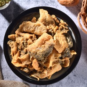 Deep Fried Salted Egg Fish Skin 咸蛋鱼皮