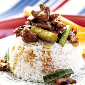 Ginger Spring Onion (Beef:Venison) Rice 姜葱（牛肉:鹿肉）饭
