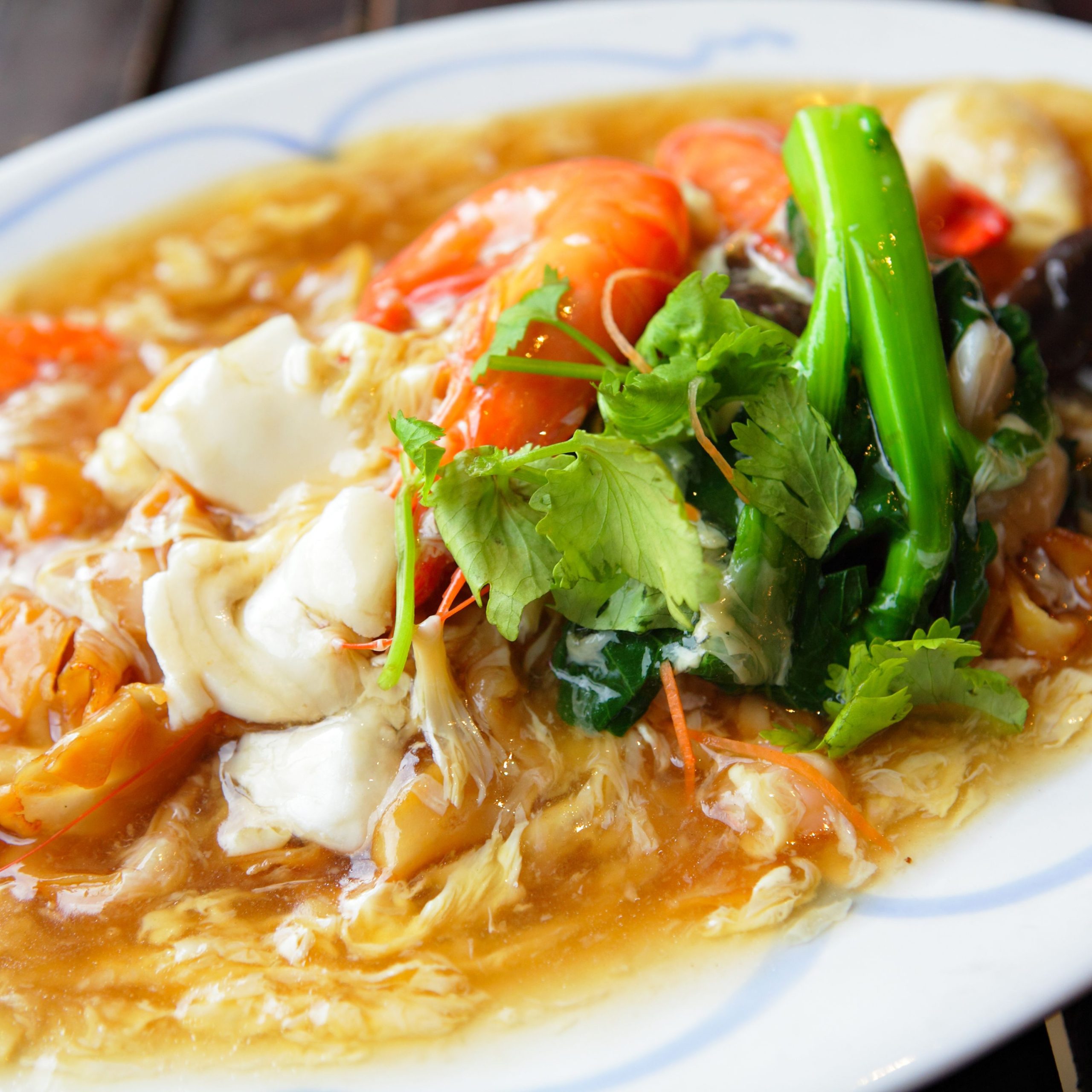 Hor Fun / Bee Hoon W Gravy 什锦河粉: 米粉