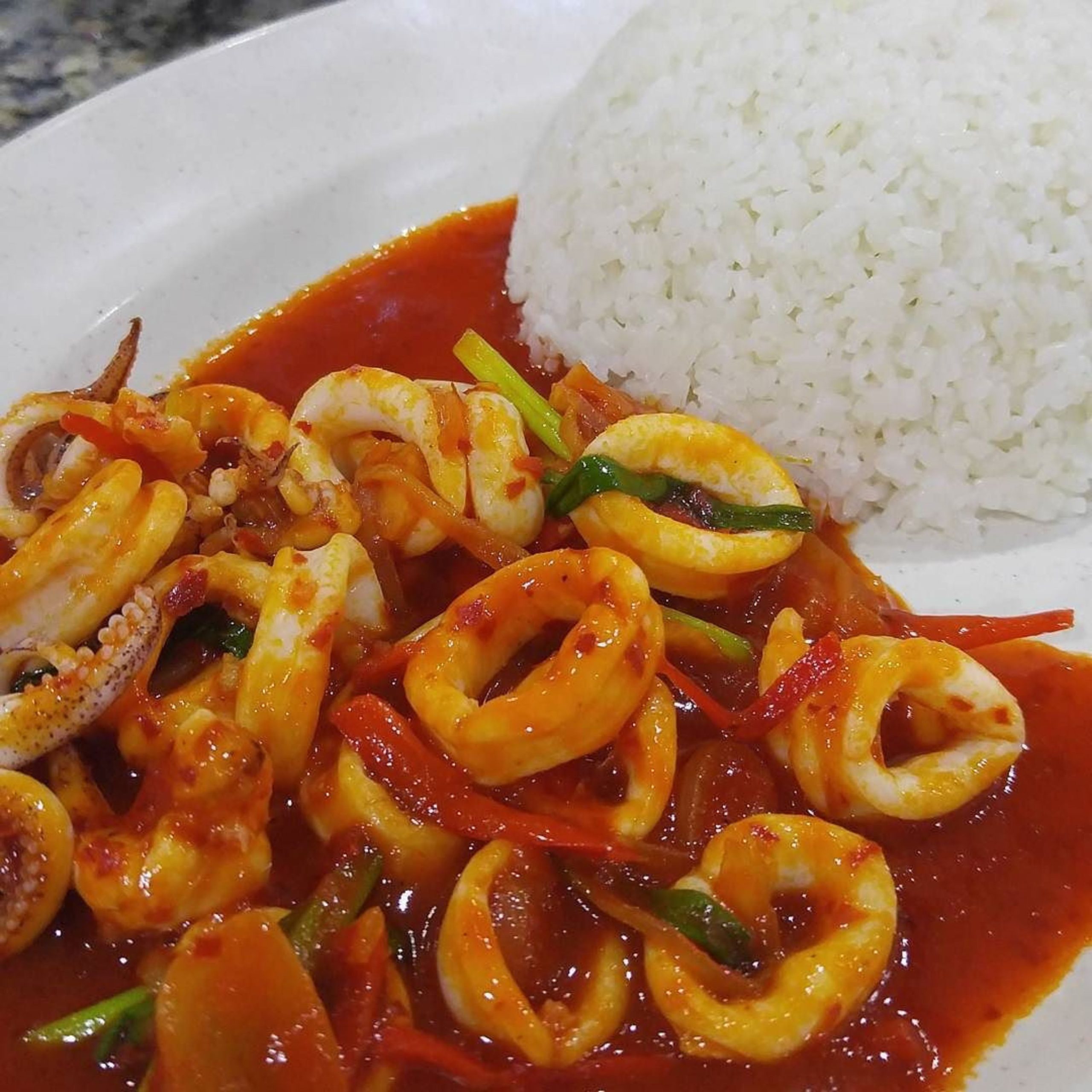 Sambal Sotong Rice 参巴苏东饭