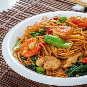 Stewed Ee Fu Noodles W Seafood 海鲜焖伊面