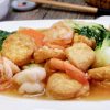 Stir Fried Beancurd With Prawns 虾球豆腐