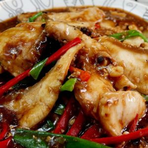 Sliced Fish Black with Black Bean Sauce 豉汁鱼片