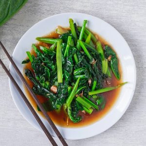 kailan with oyster sauce香港芥兰炒虴油