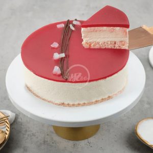 Raspberry Lychee Rose Cake 2