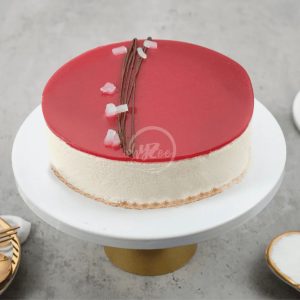 Raspberry Lychee Rose Cake